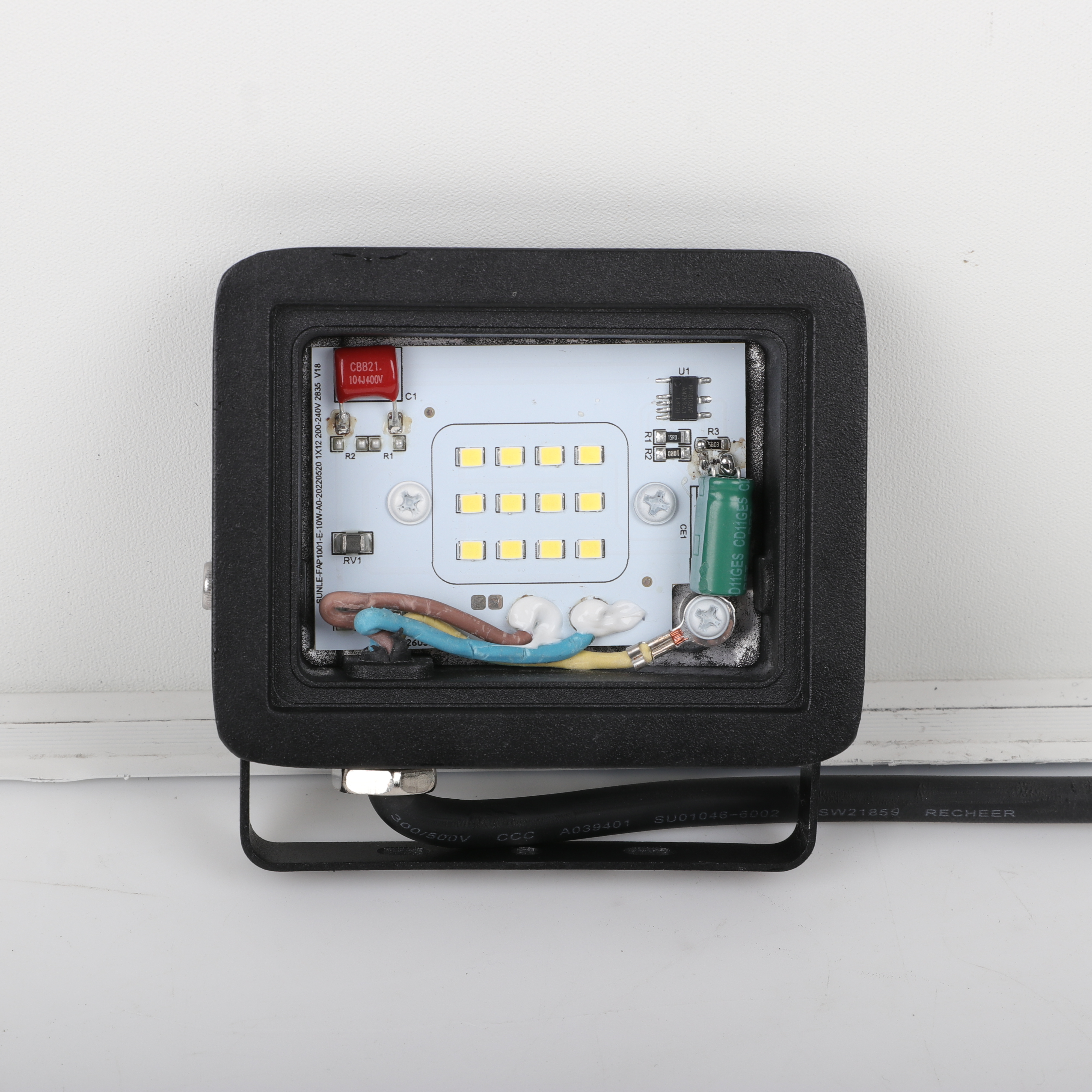 Die Casting Aluminium Explosion Proof/IK08 Ip65 10w 20w 30w50w100w LED Flood Light Floodlight Housing Projector Light Reflector