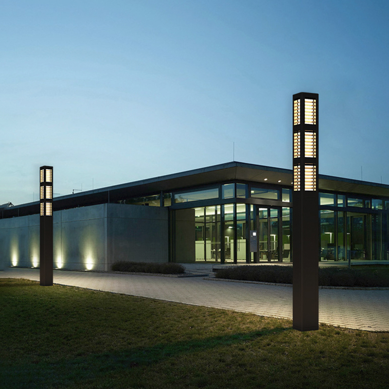DAWN European Style Solar Outdoor Waterproof Garden Light, High Pole Community 2M 3M 4M Villa Landscape Garden Light