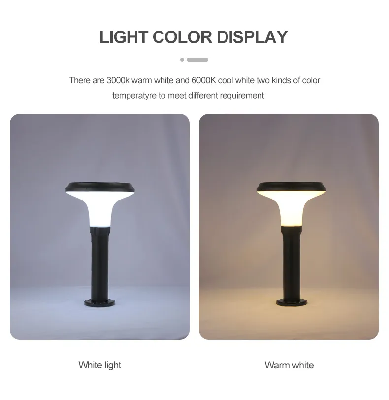 High Brightness Mono All in One Waterproof Solar Powered LED Landscape Pathway Lighting