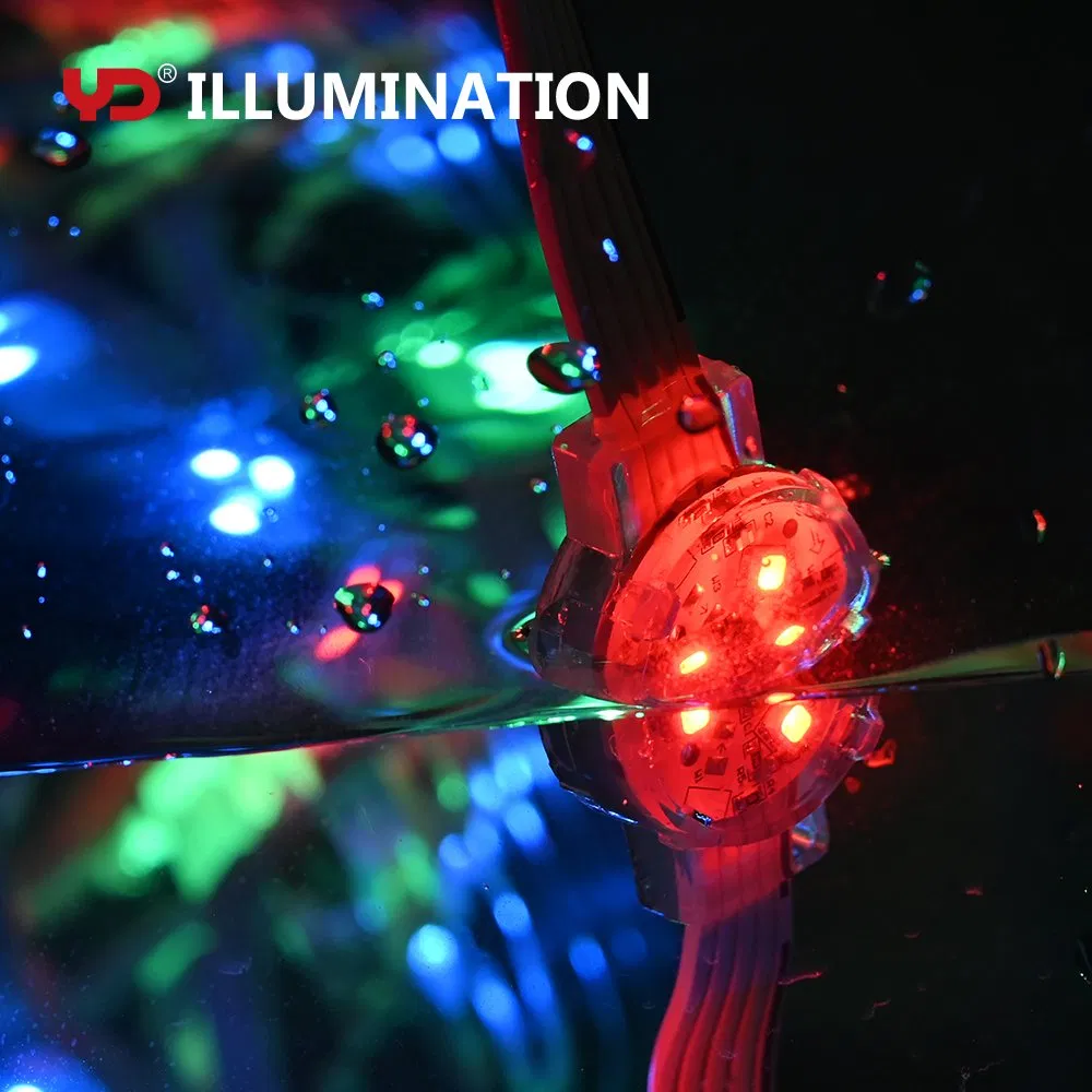 Yd Anti-UV RGBW LED Pixel 50mm Commercial Building Outdoor Lighting