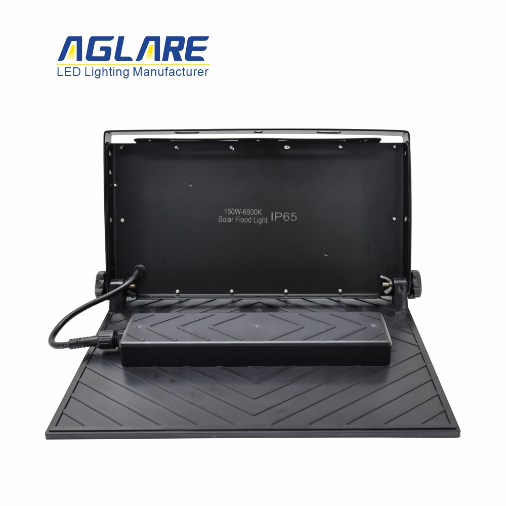 Outdoor Waterproof LED Stadium Light Reflector Projector Folded Spotlight IP65 Solar Garden Flood Lights
