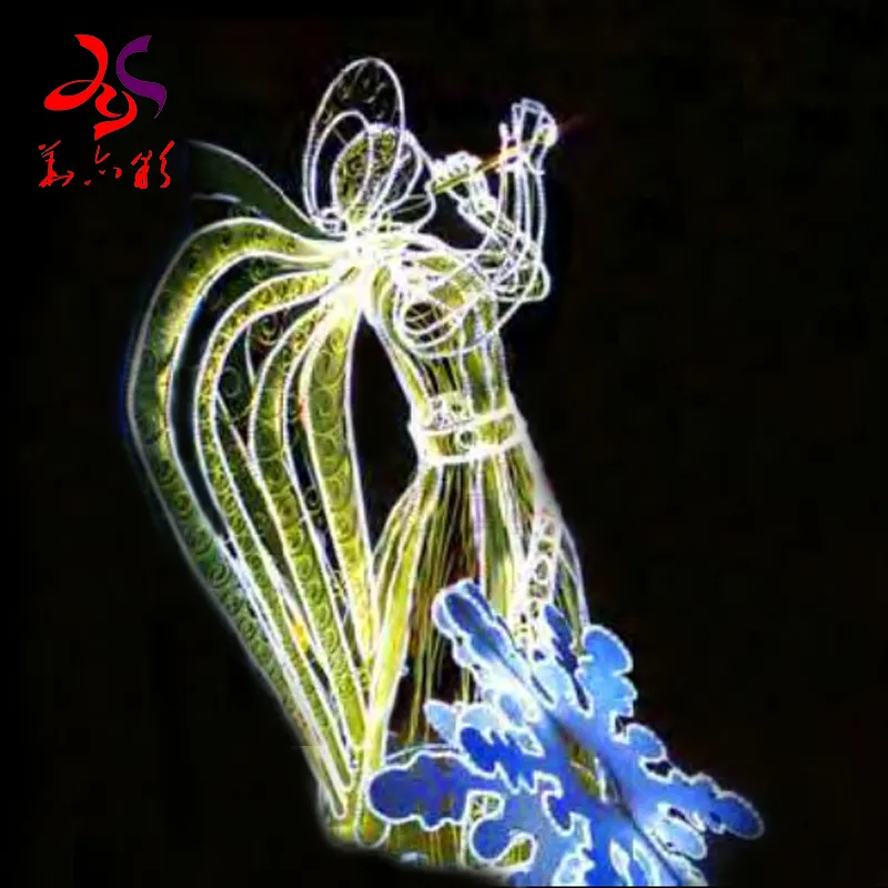 3D Angel Motif Light