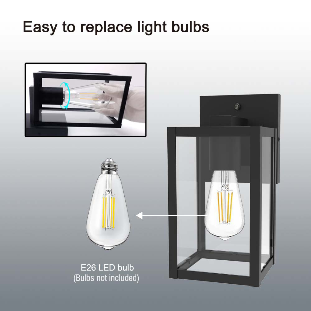 Decoration Outdoor Solar Wall Lighting E26 E27 Lighting Outdoor Landscape Led Outdoor Wall Light