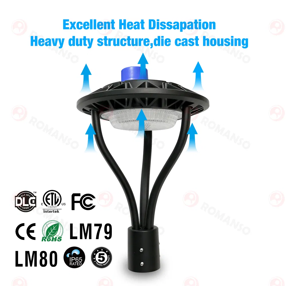 Hot Sale RoHS Approved 5 Years Outdoor Landscape Spot Post Top LED Garden Lighting