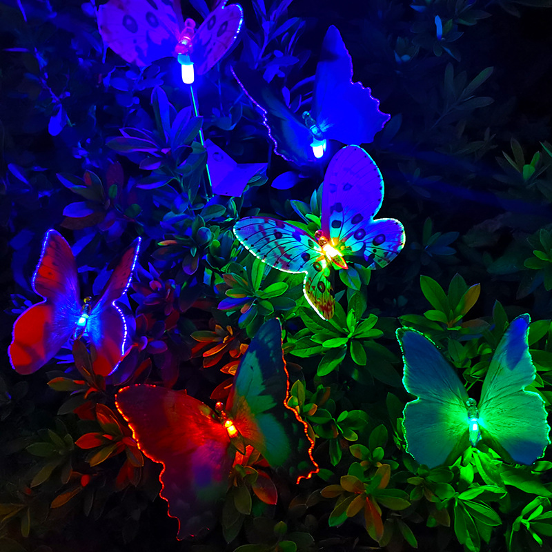 Holiday Decoration Solar Powered Lamps Outdoor Garden LED Landscape Christmas Stainless Lighting