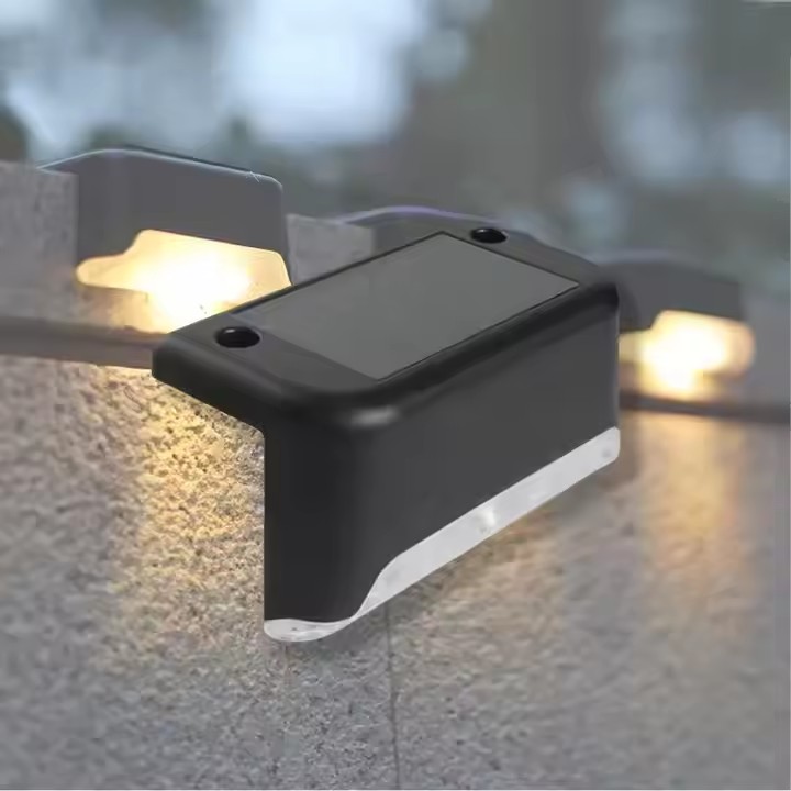 Waterproof Solar Powered Fence Lights Outdoor Deck Light Led Step Lights Stair Solar Garden Lamp