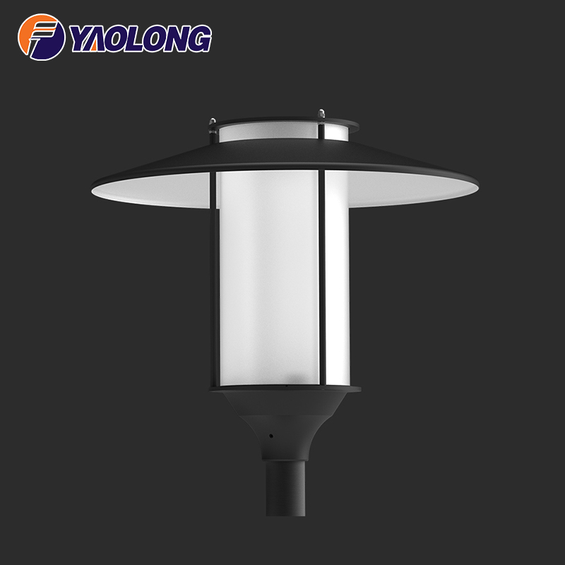 Outdoor 30w LED Solar Garden Lamp for Courtyard High Quality IP66 Warm White 300k-6500k Landscape Lighting Electric 100 IP65