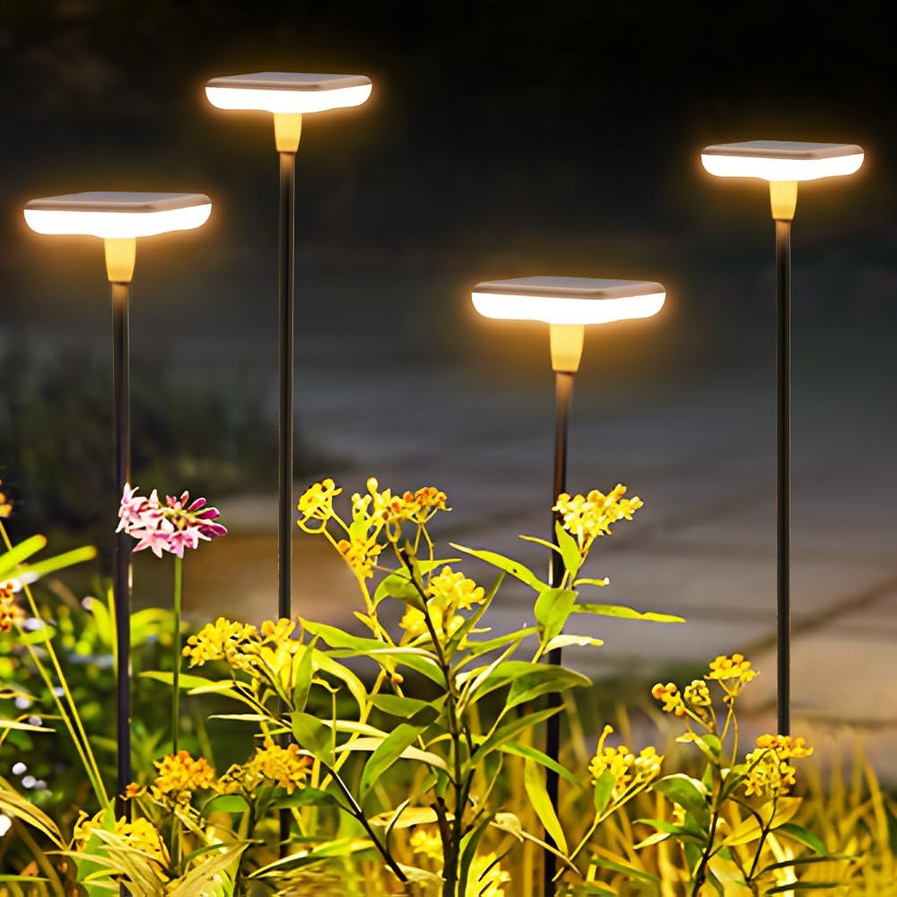 GCOTS Outdoor Trailing Pathway LED RGB Solar Powered Landscape Light IP65 Waterproof Solar Garden Lights For Garden