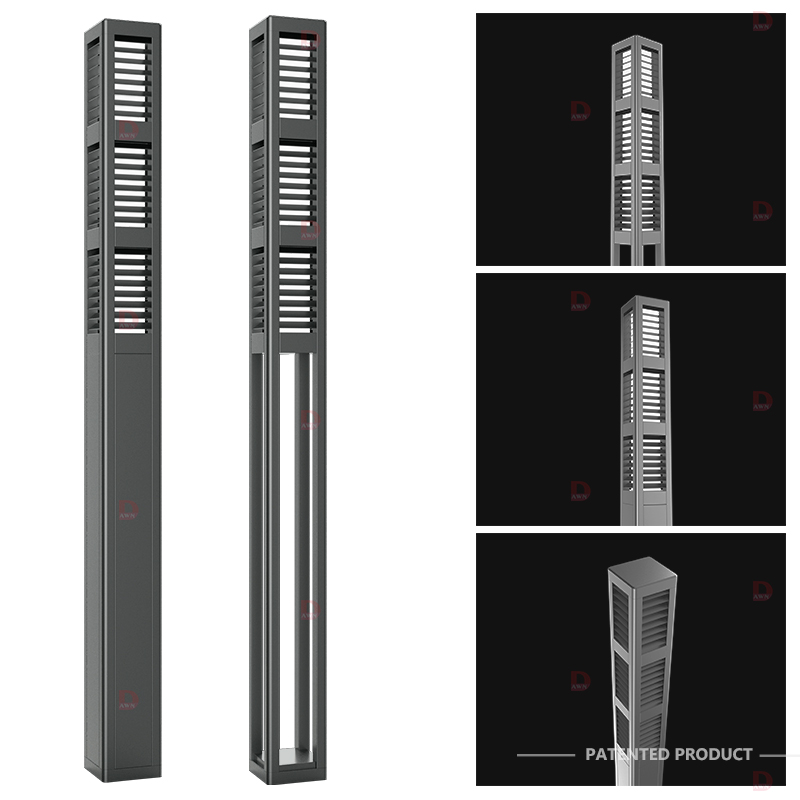 DAWN European Style Solar Outdoor Waterproof Garden Light, High Pole Community 2M 3M 4M Villa Landscape Garden Light