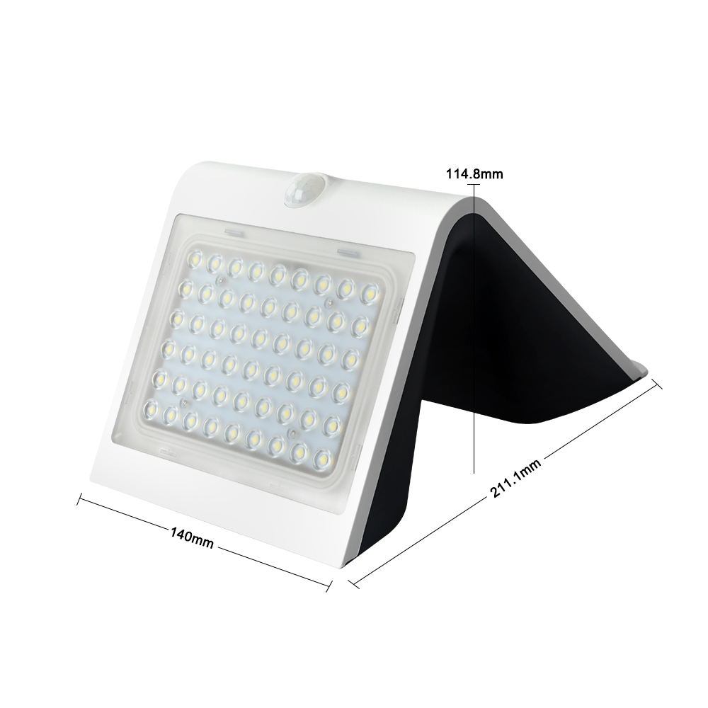 Factory Supply New Solar Home Light 4w 500lm For Outdoor Use With Motion Sensor Dual Lighting Solar Light