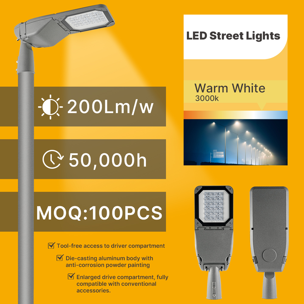 Street Light 300w Outdoor 30w 50w 100w 150w Led Street Light Smart City Street Light