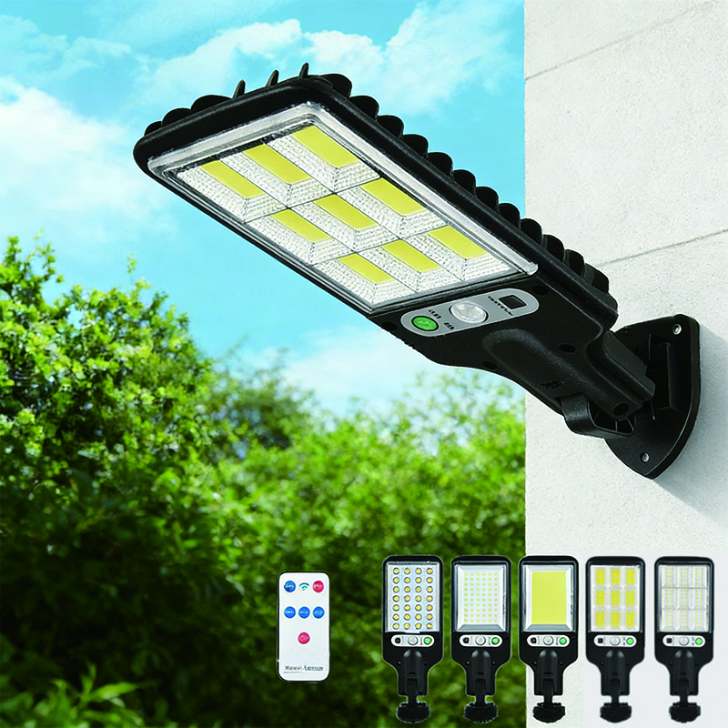 ALECTER 400W Monocrystalline Silicon Solar Street Lights Outdoor IP65 Waterproof Intelligent Remote Control For Garden Wall