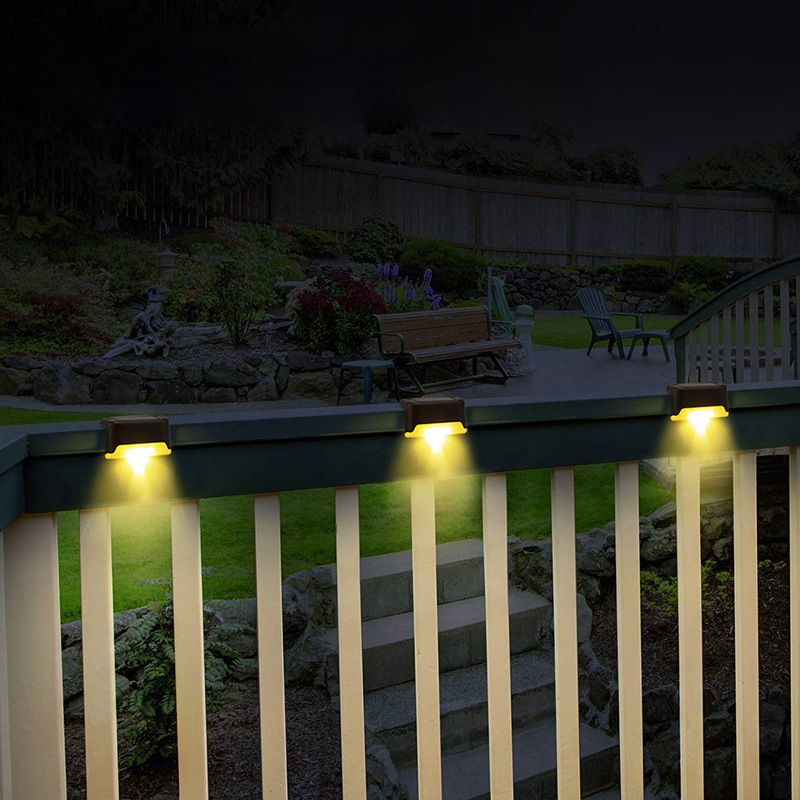 Newish Outdoor Landscape Pathway Solar LED Ground Garden Lights Waterproof Plastic Patio Solar Panel Battery ROHS Certified