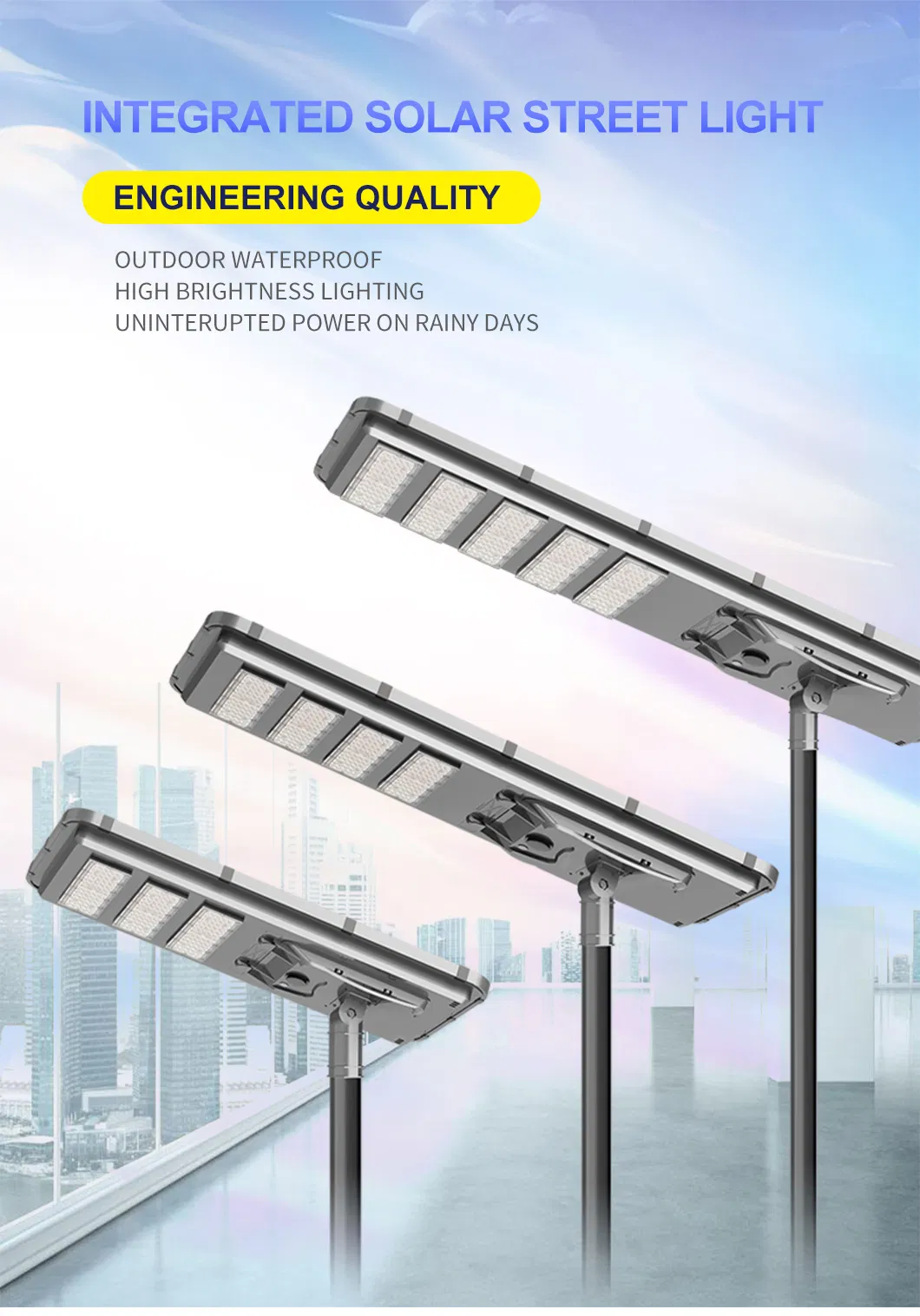 Integrated All in One Solar Street Light Overview