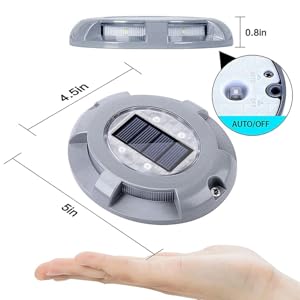 Wholesale IP67Waterproof Cast Aluminum LED Solar Street Light For Coastal Deck Boardwalk Outdoor Garden CE/EMC Certified Small