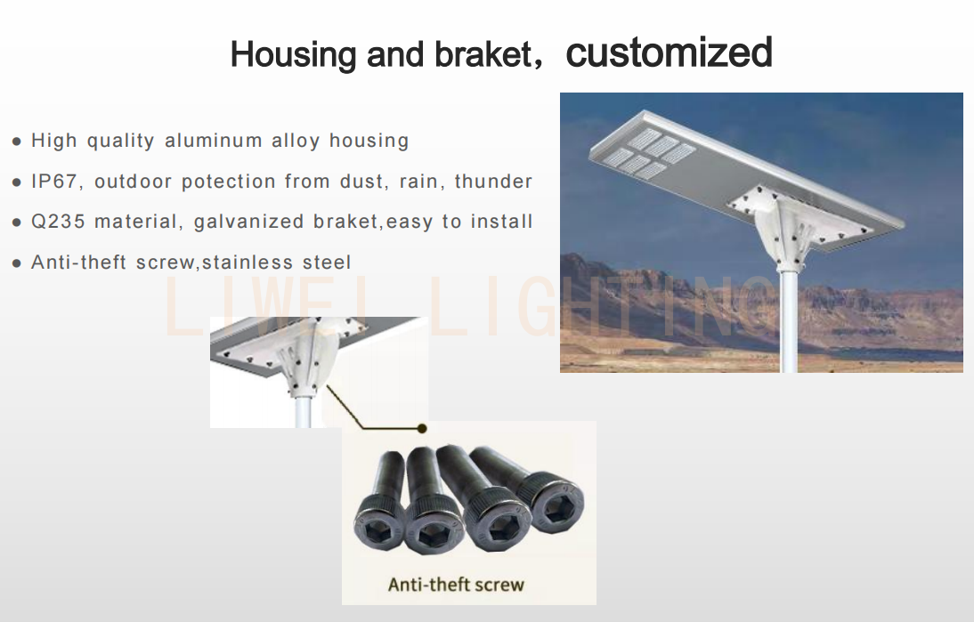 Customize All in One/Split Streetlight 60W 80W 100W 120W 150W 200W 300W 8M Steel Pole Light Sale Outdoor Led Solar Street Light