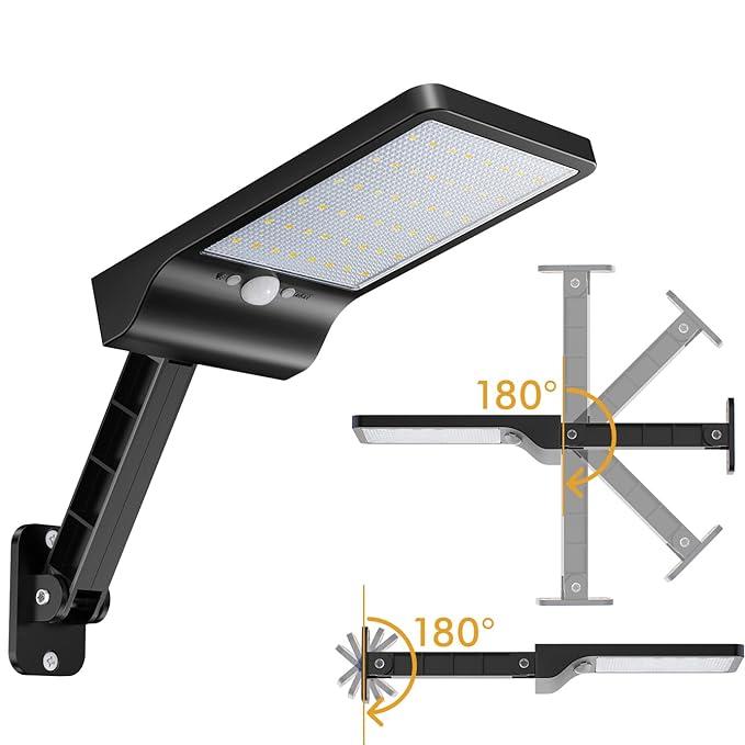 36 LED Solar Security Lights Outdoor Decor Sensor Motion 3 Modes Street Waterproof Lamp Wall Night Work Light for Garden