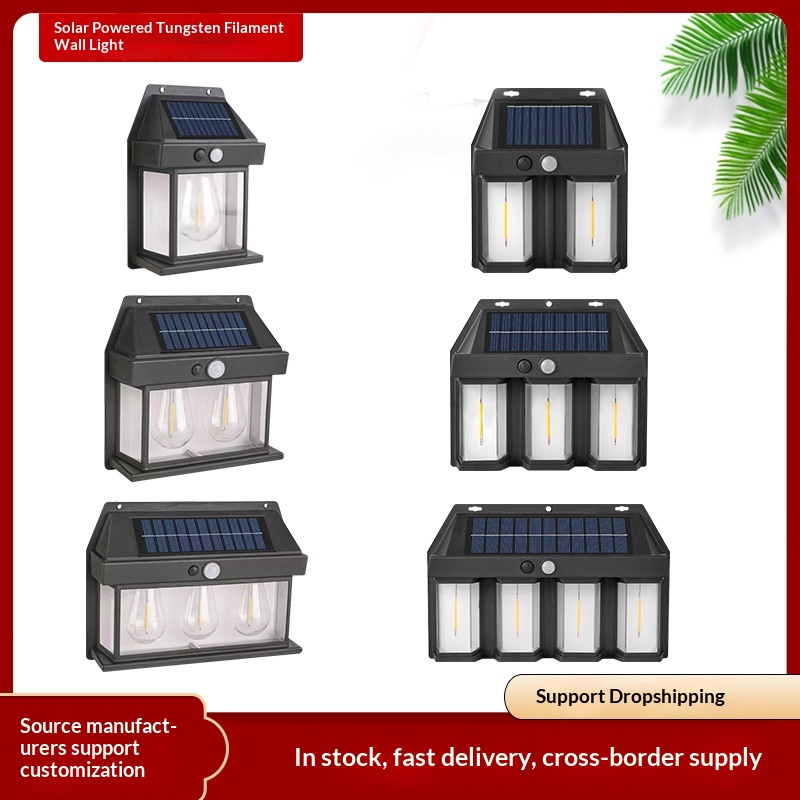 LED Wireless Solar Wall Lamp Outdoor IP65 Waterproof Motion Sensor Garden Light Lampe Murale Solaire Fence Decoration 2026