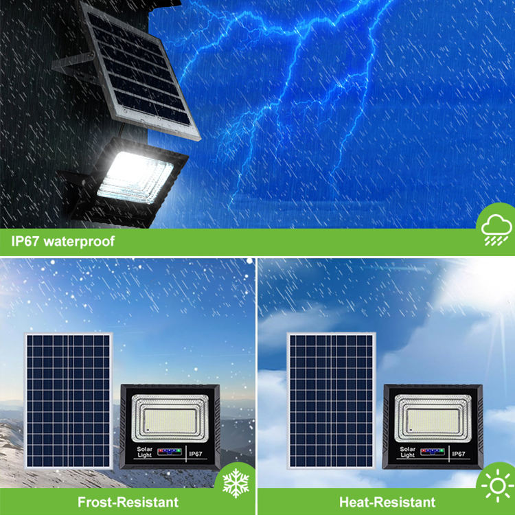 Unlimited Dimming Waterproof Ip67 50w 100w 200w 500w 800w 1000w Outdoor Remote Led Solar Flood Light