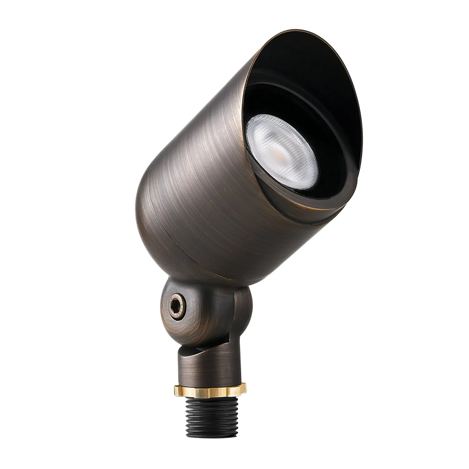 Low Voltage 12V Antique Bronze Brass MR16 LED Landscape Lighting Outdoor Garden Accent Spot up Down Lighting Fixture