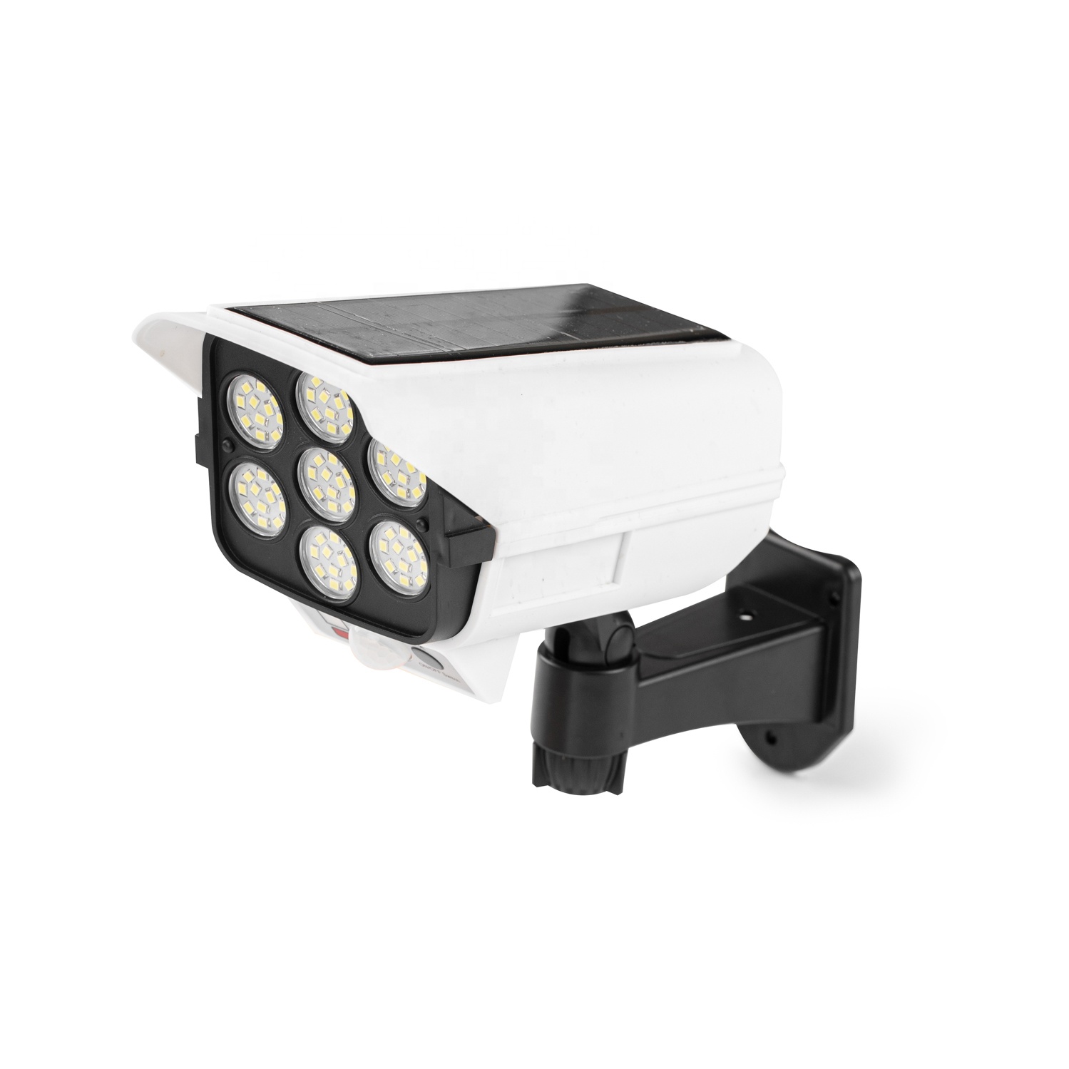 Solar Garden Light Human Body Induction Wall Solar Panel Light Outdoor Simulation Monitoring Camera LED Wall Lights