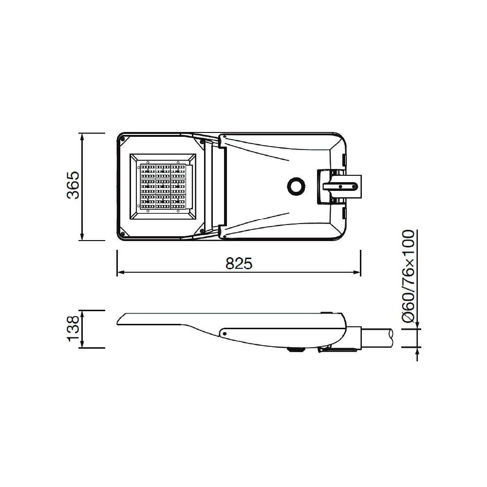 Solar street light application view