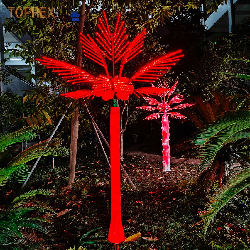 Toprex LED Coconut Tree Lighting for Outdoor Events Commercial and Garden Decor