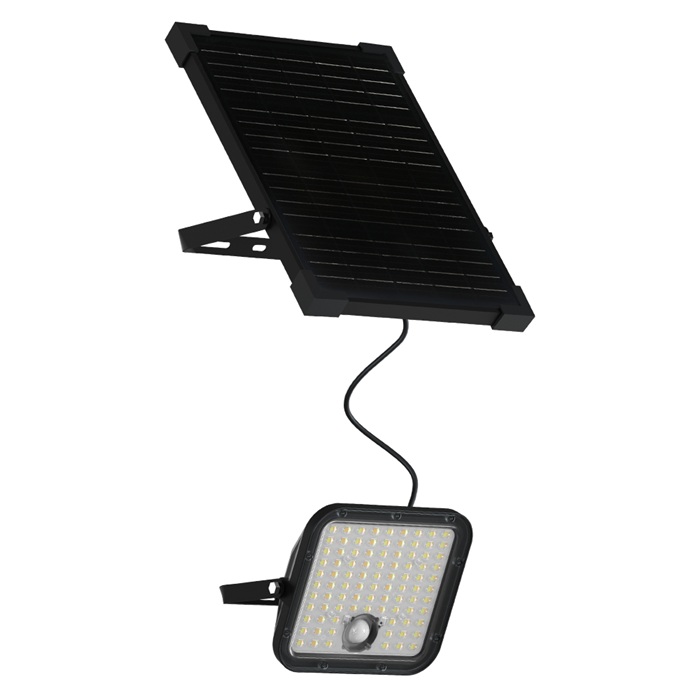 Super Bright Solar Flood Light PIR Motion Sensor Remote Control IP65 Waterproof Multi-Use Adjustable Security Light