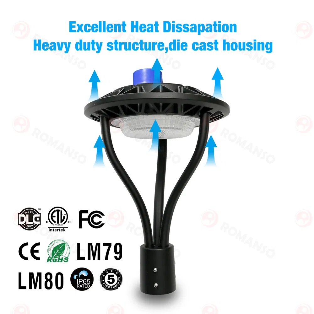Hot Sale RoHS Approved 5 Years Outdoor Landscape Spot Post Top LED Garden Lighting