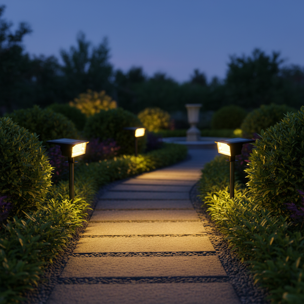 OEM/ODM Hot Selling Waterproof 1watt Outdoor Ground Mounted Outdoor Garden LED Solar Spike Lights With Solar Panel
