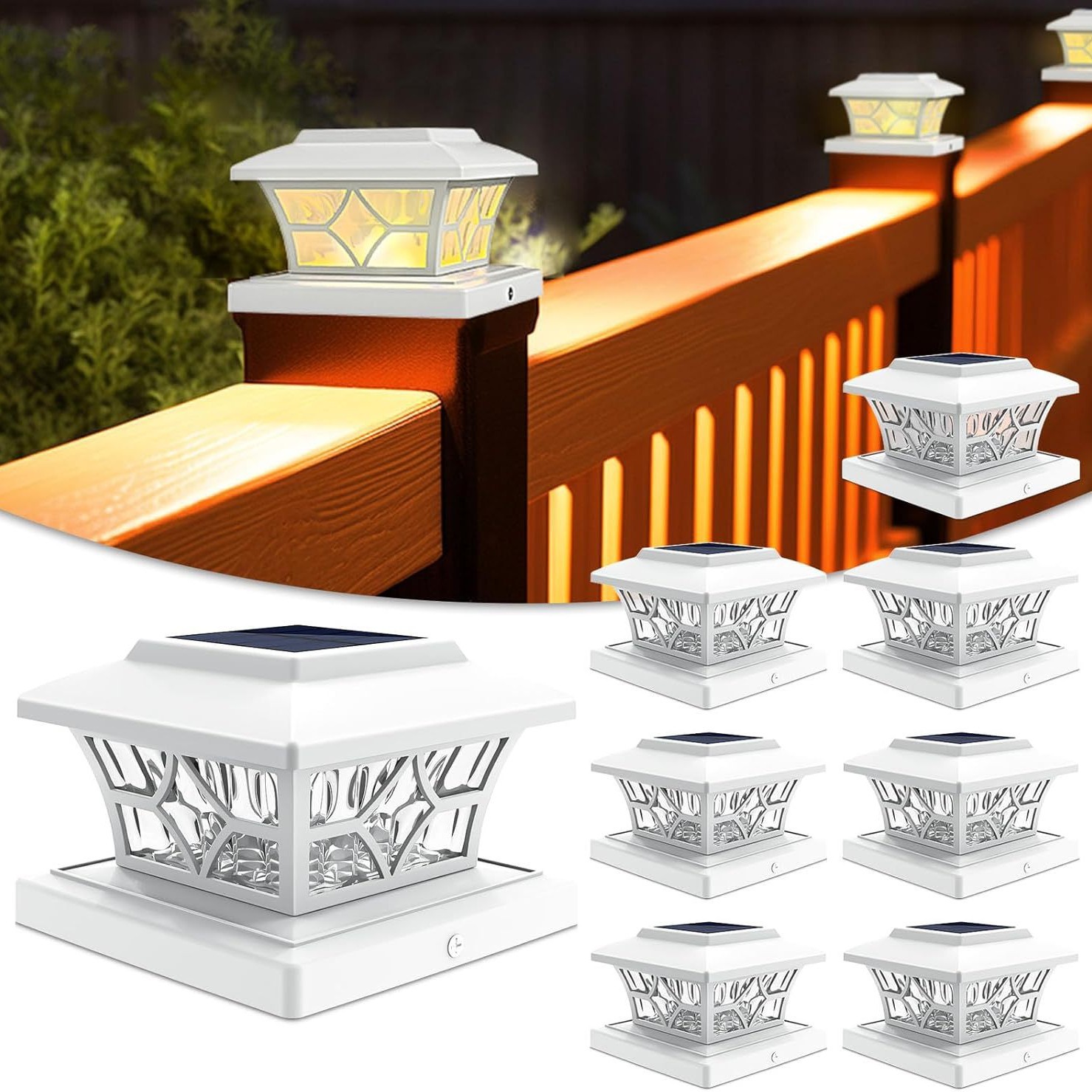 Solar Post Cap Light View 6