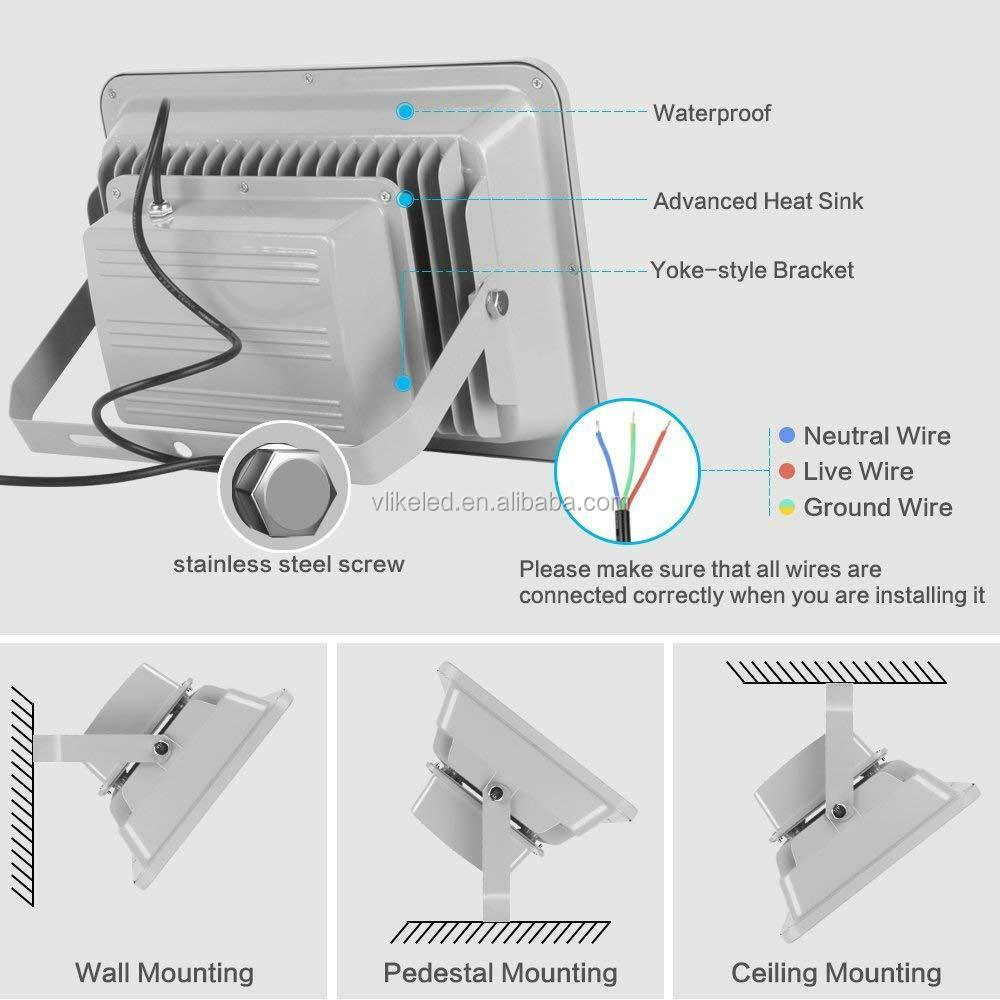 China Professional Manufacturer 3000K 200 Watt Led Flood Light 200w Warm White Led Flood Light