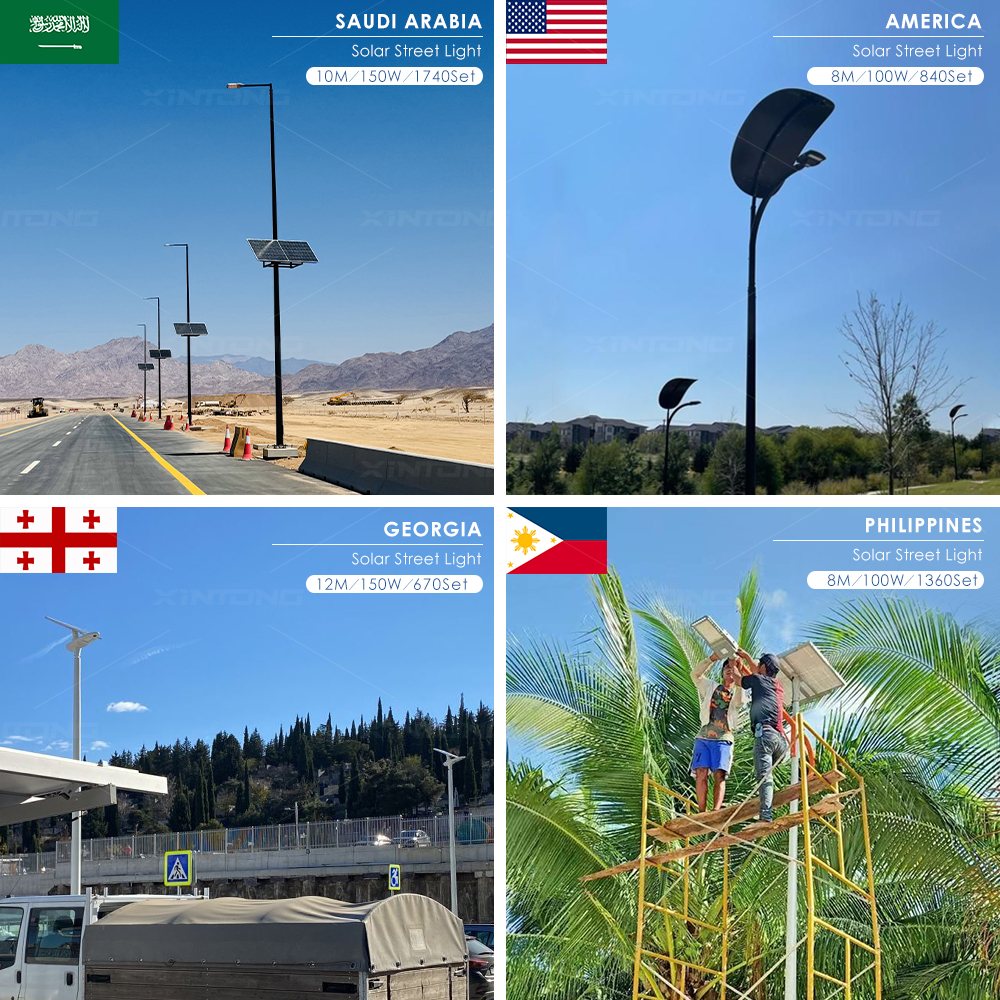XINTONG Ip67 80w 100w 150w High Quality Split Solar Street Light