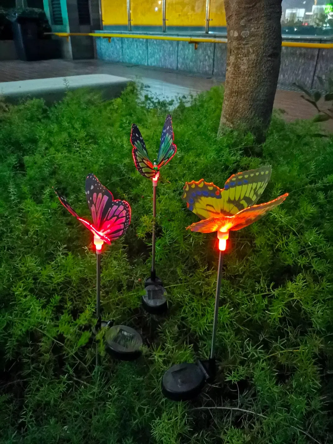 Holiday Decoration Solar Powered Lamps Outdoor Garden LED Landscape Christmas Stainless Lighting