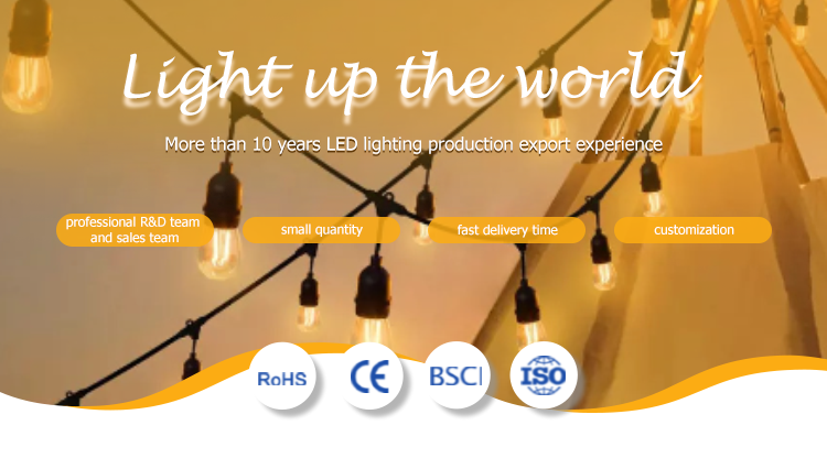 Solar Post Cap Light Banner