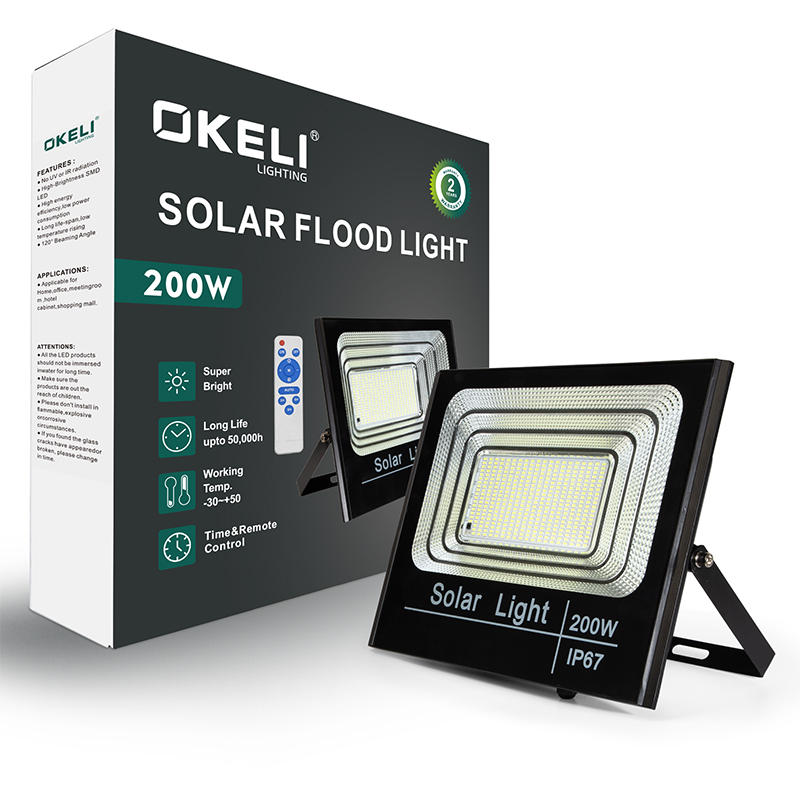 Super Bright IP67 Solar Flood Light Outdoor Waterproof Led Solar Flood Lights 25w 40w 60w 100W 200W 300w Solar Flood Light