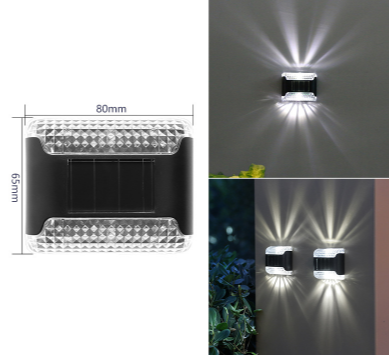 Solar Wall Lamp Outdoor LED Light IP65 Waterproof Solar Wall Light for Garden Decoration Balcony Yard Street