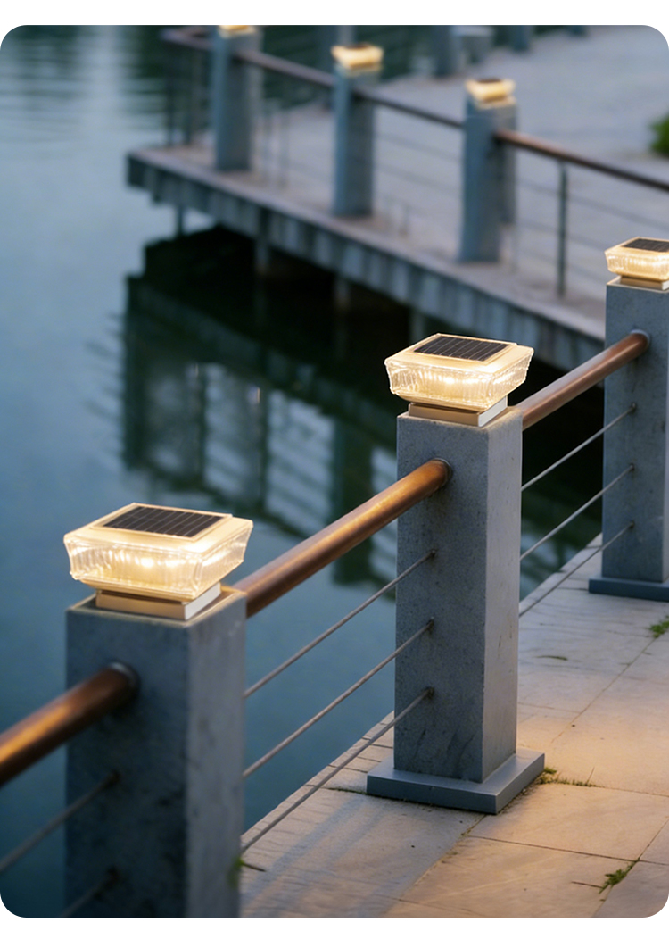 Solar Post Cap Light Details