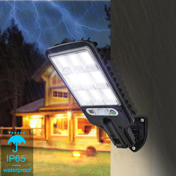 ALECTER 400W Monocrystalline Silicon Solar Street Lights Outdoor IP65 Waterproof Intelligent Remote Control For Garden Wall
