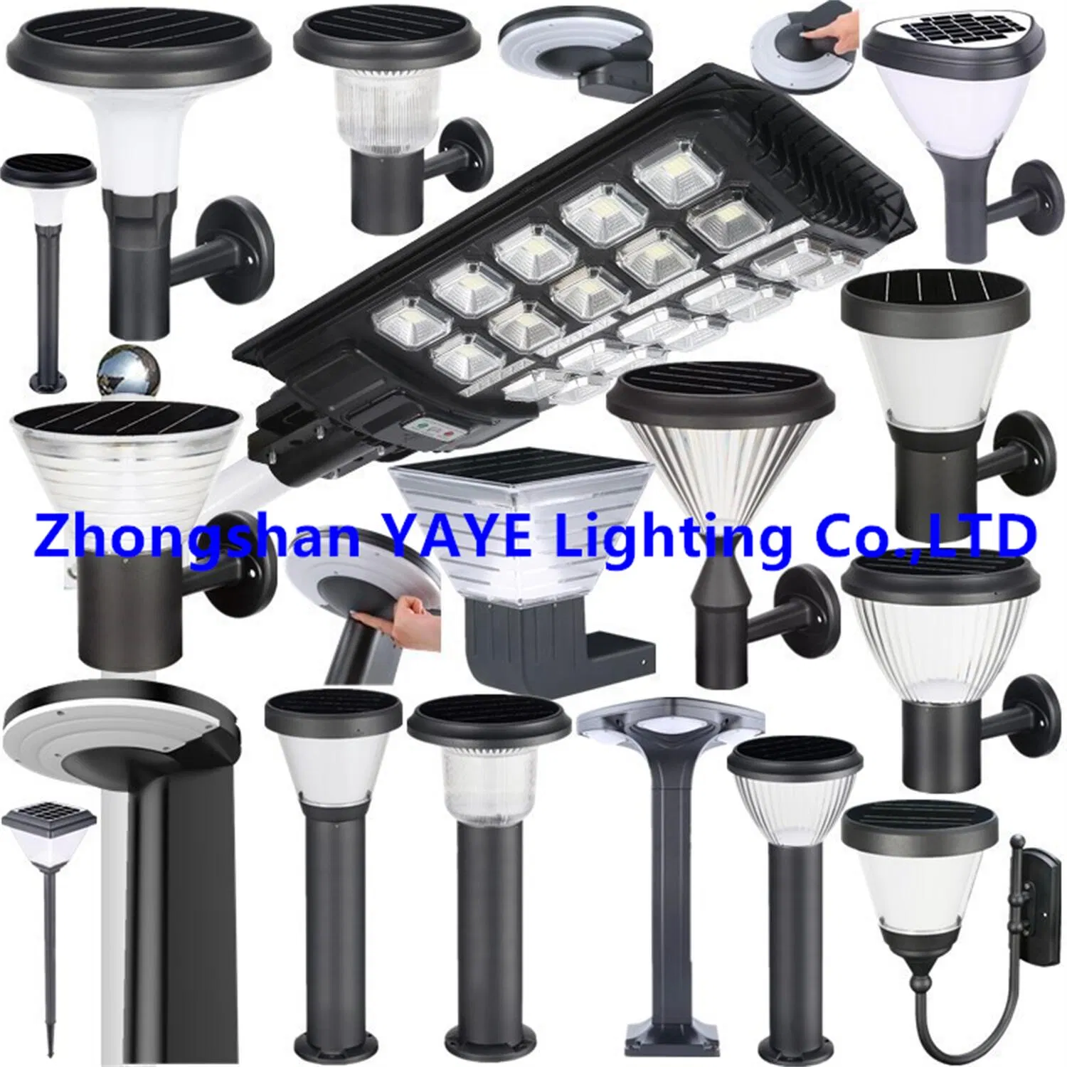 Yaye Hot Sell CE/RoHS 100W/200W/250W/300W/400W/500W/600W/800W/1000W/1500W/ COB SMD Integrated IP67 Outdoor Solar LED Street Road Light with 26 Years Production