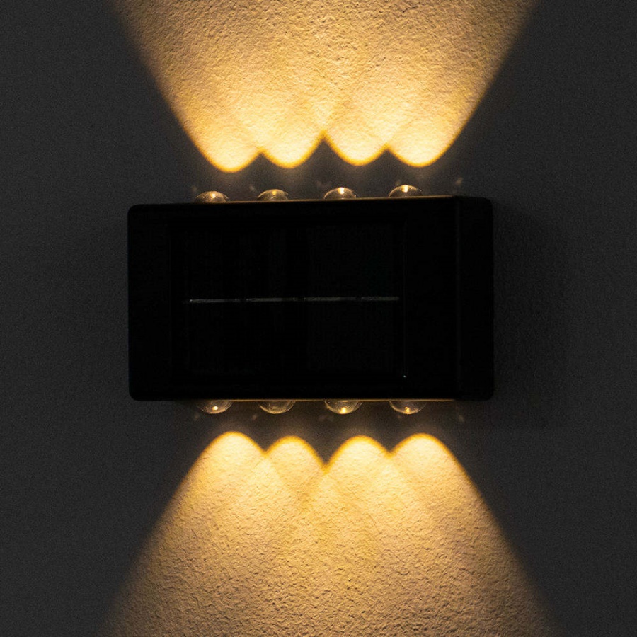 Solar-powered Wall-mounted Light for Outdoor Use - Waterproof and Luminous Wall Lamp