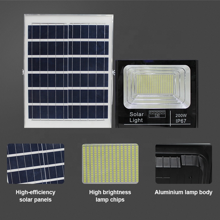 Support L/C Pay AORUITAI New Design Aluminum Waterproof Ip65 Outdoor 25w 40w 60w 100w 200w 300w Led Solar Flood Light
