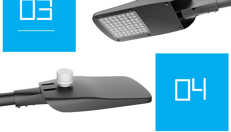 Outdoor IP66 ODM OEM Streetlight Smart Road Lamp