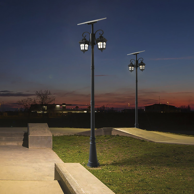 European Outdoor Garden Lights Waterproof 3-Meter LED Solar Garden Lights for Gardens Villas Roadscapes and Landscape Lighting