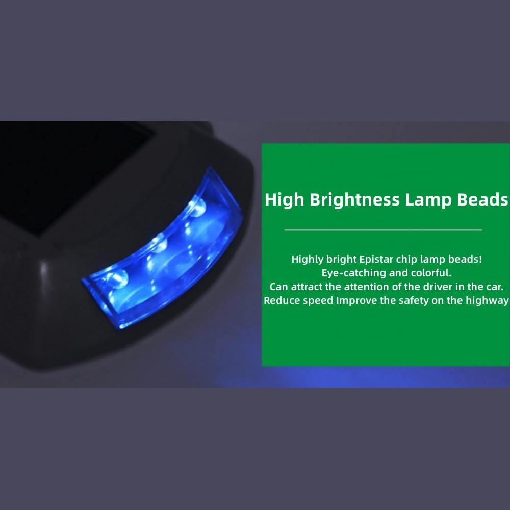 LED Solar Garden Lights Waterproof Outdoor Lawn Patio Can Road Studs Dock Pathway Marker Security For Yard &amp; Steps