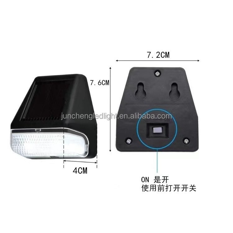 Solar Post Cap Light Outdoor 3.5x3.5 4x4 Inch Longjie Classic Square Deck Cap Led Lamp Wooden Posts