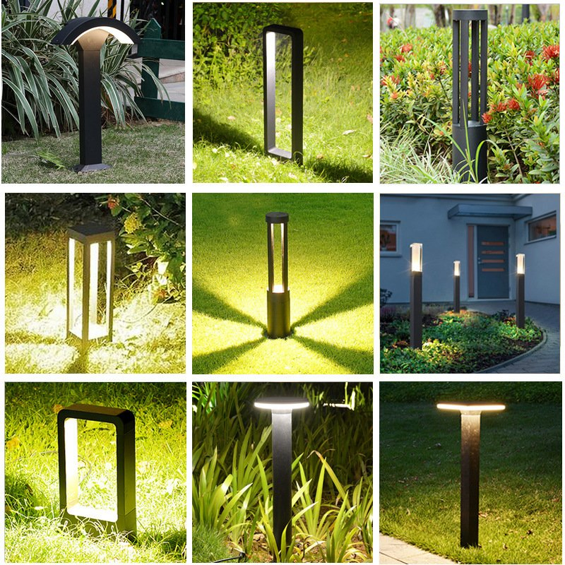 Path Decoration LED Modern Outdoor Lighting Post AC85-265V LED Landscape Lawn Lighting