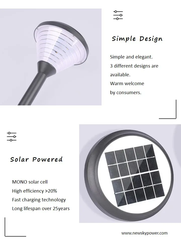 Solar Garden Light Outdoor Demonstration