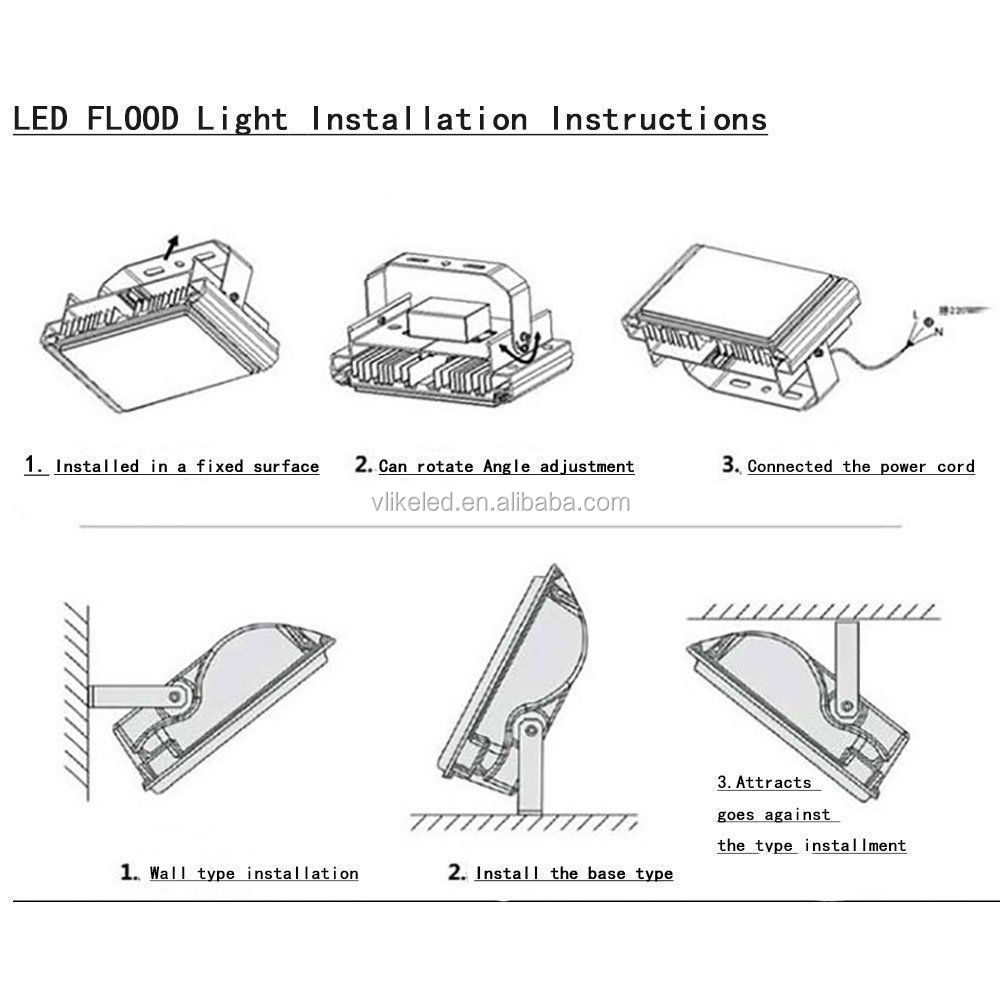 China Professional Manufacturer 3000K 200 Watt Led Flood Light 200w Warm White Led Flood Light