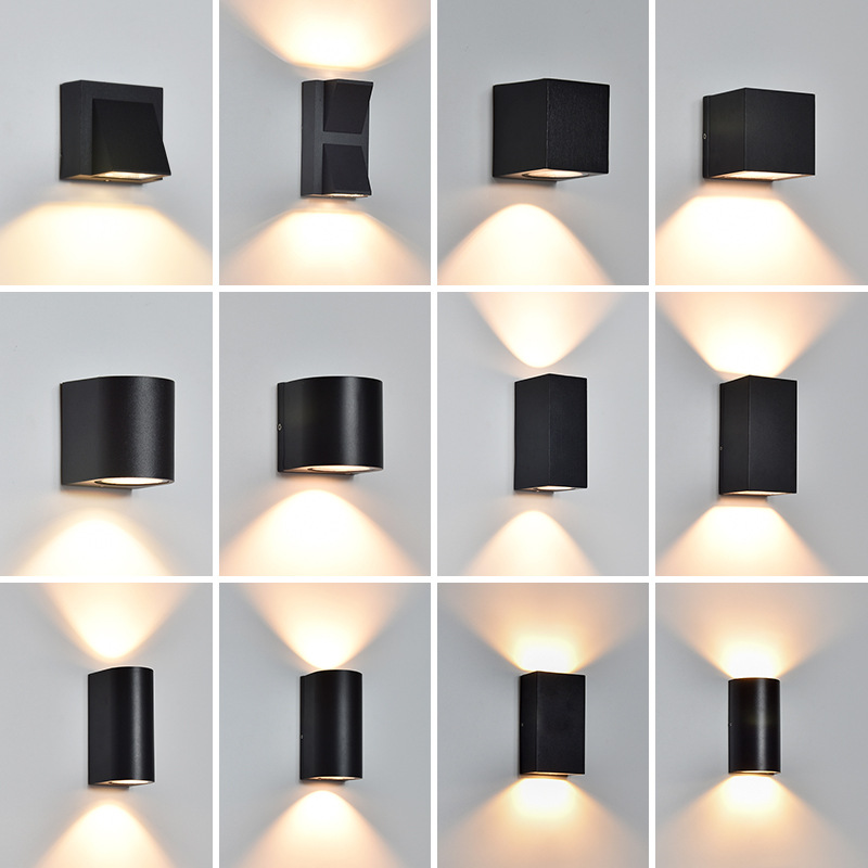 Modern Outdoor &amp; Indoor LED Wall Light IP65 Up And Down Waterproof Wall Lamp For Home Decor Mounted Garden
